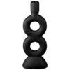 B&M Dinner Candle Holder - Black -Home Discount Store 387583 dinner candle holder black2