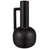 B&M Black Ceramic Vase -Home Discount Store 387589 black ceramic vase