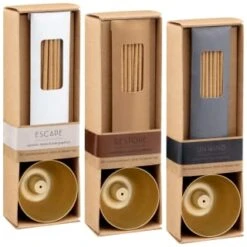B&M Restore Incense Sticks & Holder - Sandalwood, Cedar, Cardamom -Home Discount Store 387610 387611 387613 incense sticks and holder group 2