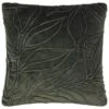 B&M Leaf Velvet Quilted Cushion - Green 2 B&M Leaf Velvet Quilted Cushion - Green -Home Discount Store 388745 woodland green leaf cushion
