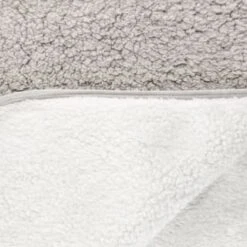 B&M Montana Two Tone Sherpa Throw - Natural -Home Discount Store 388815 montana sherpa throw 4