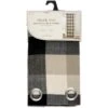 B&M Highland Woven Check Panel 54 X 86" - Mono -Home Discount Store 388873 highland mono check woven panel