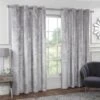 B&M Versailles Silver Crushed Velvet Fully Lined Curtains 46 X 72" -Home Discount Store 388928 versailles silver crushed velvet curtains 2