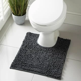 B&M Signature Noodle Pedestal Mat - Charcoal 3 B&M Signature Noodle Pedestal Mat - Charcoal