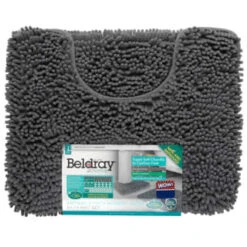 B&M Noodle Bath Mat Set - Charcoal -Home Discount Store 389583 beldray noodle bath mat set charcoal