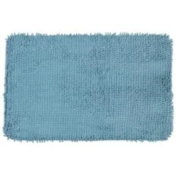 B&M Noodle Bath Mat Set - Blue -Home Discount Store 389587 beldray noodle bath mat set blue 2