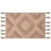 B&M Diamond Flatweave Bath Mat - Mink -Home Discount Store 389628 mink diamond flatweave bathmat