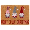 B&M Festive Gonk Coir Doormat -Home Discount Store 390109 festive coir gonk doormat