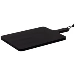 B&M Urban Paradise Black Pine Wood Serve Board -Home Discount Store 390146 black pine wood serve board with serving handle