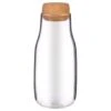 B&M Small Glass Carafe With Cork Lid -Home Discount Store 390359 small glass carafe