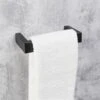 B&M Black Fitted Towel Ring -Home Discount Store 391066 black fitted towel holder