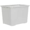 B&M Storage Box With Lid 80L - Grey -Home Discount Store 391381 grey 80l storage box and lid 3