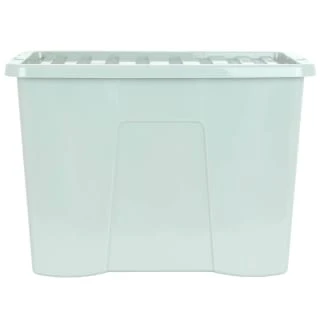 B&M Storage Box With Lid 80L - Sage 5 B&M Storage Box With Lid 80L - Sage - Image 3