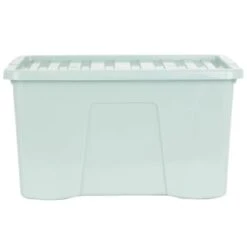 B&M Storage Box With Lid 60L - Sage 9 B&M Storage Box With Lid 60L - Sage -Home Discount Store 391388 sage 60l storage box