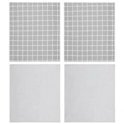 Microfibre Tea Towels 4pk - Check -Home Discount Store 392131 simply everyday 4pk microfibre tea towels 45x65cm check 2