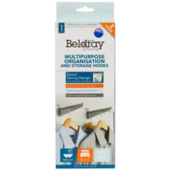 Beldray Multi-Purpose Organisation Hooks 2pk -Home Discount Store 392146 beldray 2 pack multipurpose organisation and storage hooks 5