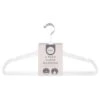 B&M Adult Clear Plastic Hanger 6pk -Home Discount Store 392151 6pk clear plastic hangers