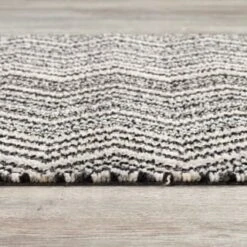 B&M Buddy Chevron Mono Doormat -Home Discount Store 392186 buddy chevron mat mono 2