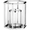 Karina Bailey Silver Cage Candle Holder -Home Discount Store 392643 silver cage candle holder
