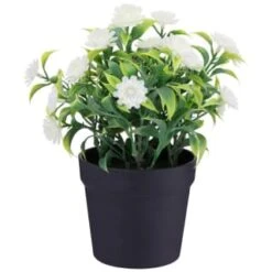 Bloom Daisies In Pot - White -Home Discount Store 392825 daisies in pot