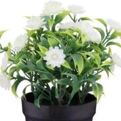 Bloom Daisies In Pot - White -Home Discount Store 392825 daisies in pot white