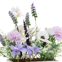 Bloom Floral Window Box - Purple 6 Bloom Floral Window Box - Purple -Home Discount Store 392832 floral window box lilac 2