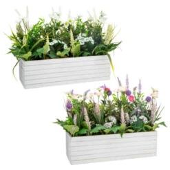 Bloom Extra Large Window Box - White -Home Discount Store 392833 extra large window box multi