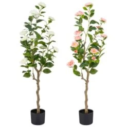Bloom Rose Tree - White -Home Discount Store 392869 rose tree group