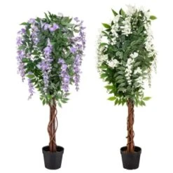 Bloom Wysteria Tree In Pot - Purple -Home Discount Store 392870 4ft wysteria tree group