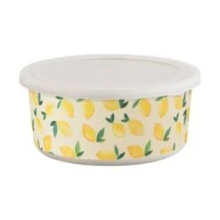 B&M Round Tubs 2pk - Lemons -Home Discount Store 392928 2pk reuse and repurpose round tubs lemon 5