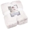 Home Essentials Teddy TV Blanket - Cream -Home Discount Store 393427 home essentials teddy tv blanket cream 2