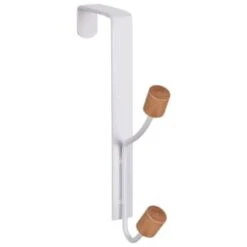 B&M Wood Double Over The Door Hooks 2pk -Home Discount Store 393905 2pk wood double over the door hooks 3