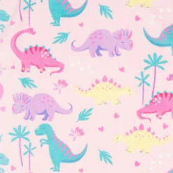 B&M Children's Beach Towel - Dinosaur -Home Discount Store 393914 childrens beach towel pink dinosaur 3