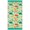 B&M Children's Beach Towel - Green Dinosaur -Home Discount Store 393915 childrens beach towel green dinosaur 2
