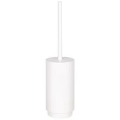 Simply Everyday Matte White Toilet Brush -Home Discount Store 394036 matte toilet brush