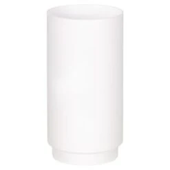 Simply Everyday Matte White Toilet Brush -Home Discount Store 394036 matte toilet brush 3