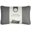 Simply Everyday Waffle Bath Pillow - Grey -Home Discount Store 394038 waffle bath pillow grey