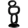 B&M 3 Tier Abstract Sculpture -Home Discount Store 394347 abstract 3 tier black ornament