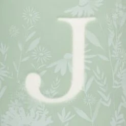 B&M Floral Alphabet Mug (Assorted) -Home Discount Store 394397 floral alphabet mug green j 2