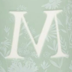 B&M Floral Alphabet Mug (Assorted) -Home Discount Store 394397 floral alphabet mug green m 2