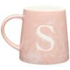 B&M Floral Alphabet Mug (Assorted) -Home Discount Store 394397 floral alphabet mug pink s