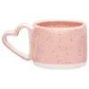 B&M Heart Handle Speckled Mug 2 B&M Heart Handle Speckled Mug -Home Discount Store 394404 heart handle speckled mug