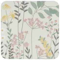 B&M Floral Placemat & Coaster Set 8pc -Home Discount Store 394455 floral placemat and coaster set 8pc 3