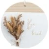 B&M Pampas Grass Hanging Plaque -Home Discount Store 394461 pampas hanging plaque 2