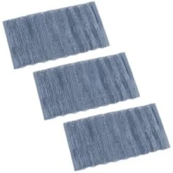 Retreat Knitted Face Cloths 3pk - Blue -Home Discount Store 394617 3pk retreat face cloths blue