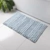 Retreat Knitted Bath Mat 50 X 80cm - Light Blue -Home Discount Store 394659 retreat knitted bathmat light blue