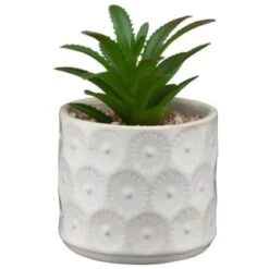 B&M Assorted Embossed Pots -Home Discount Store 394664 embossed pot