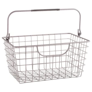 B&M Basket With Handles - Taupe 3 B&M Basket With Handles - Taupe