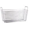 B&M Chrome Rectangle Basket 1 B&M Chrome Rectangle Basket -Home Discount Store 394686 chrome rectangle basket