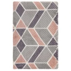 Simply Geo Blush Waffle Throw -Home Discount Store 394918 simply geo blush waffle throw 3